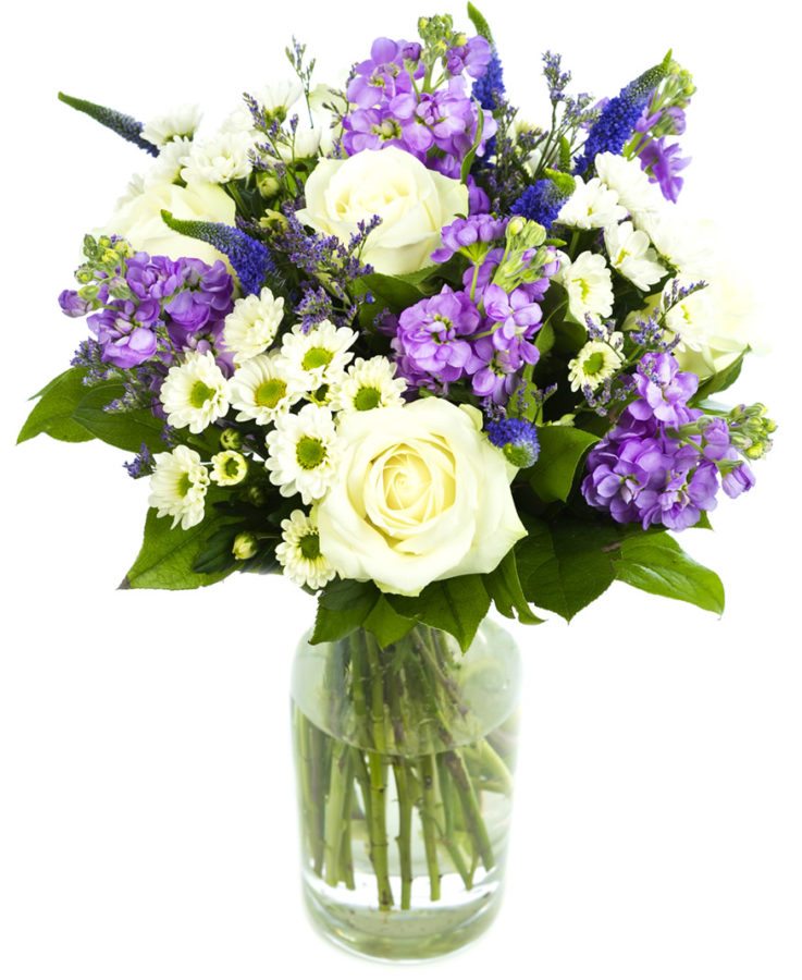 
                      
                        Purples & Creams Flower Bouquet
                      
                    