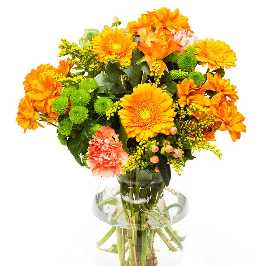 Square - Orange Vianen Bouquet