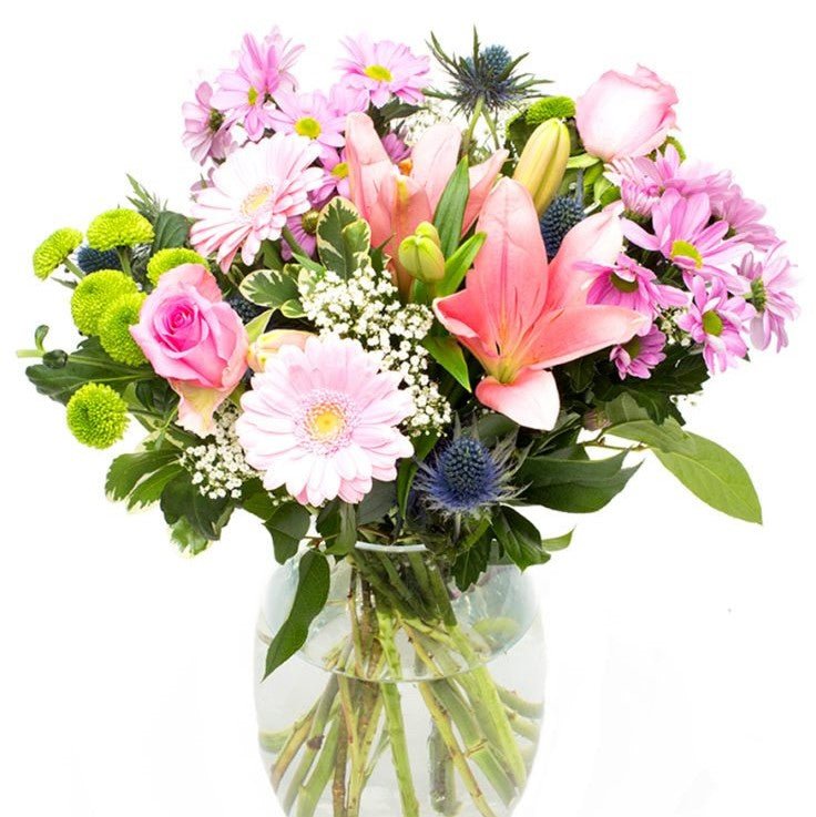 Square - Pink Flower Bouquet