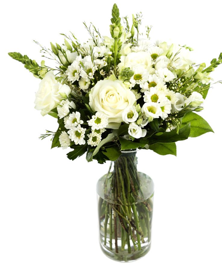 White flower bouquet